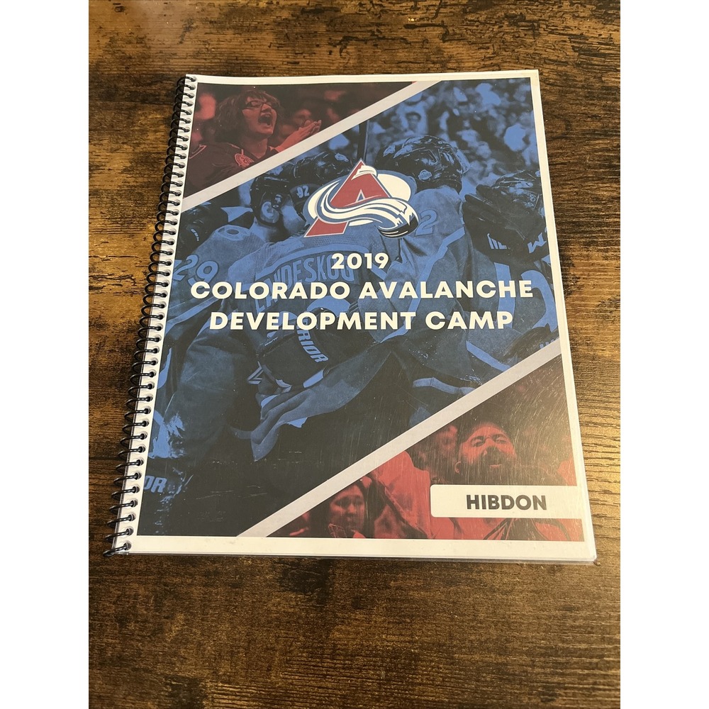 2019 Colorado Avalanche Development Camp NHL Full Packet Roster Itinerary